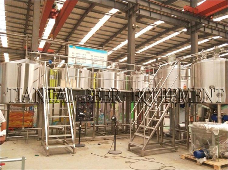 <b>1500lts 5 vessels brewhouse shipping to Netherlands</b>